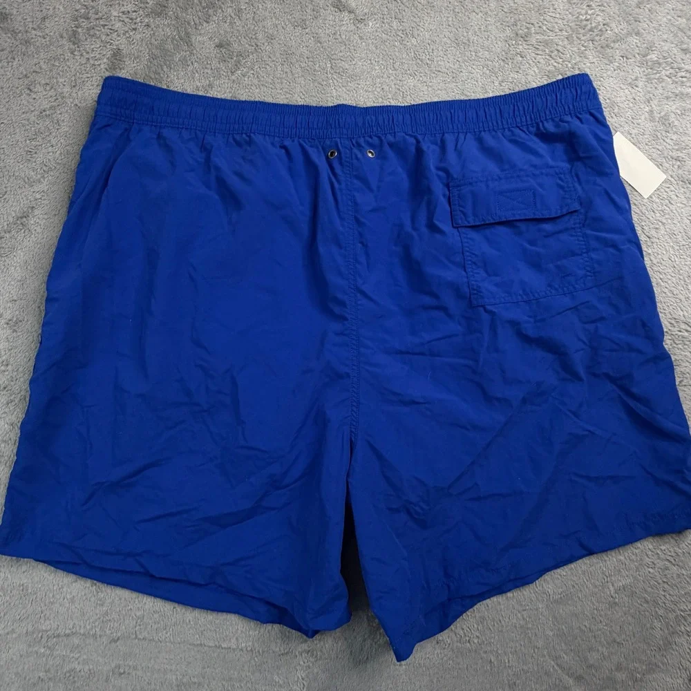 NWT Polo Ralph Lauren‎ Swim Trunks Mens 3XLT Blue Big & Tall Mesh Lined